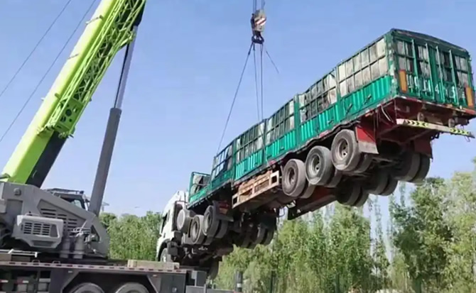 安图道路脱困救援案例